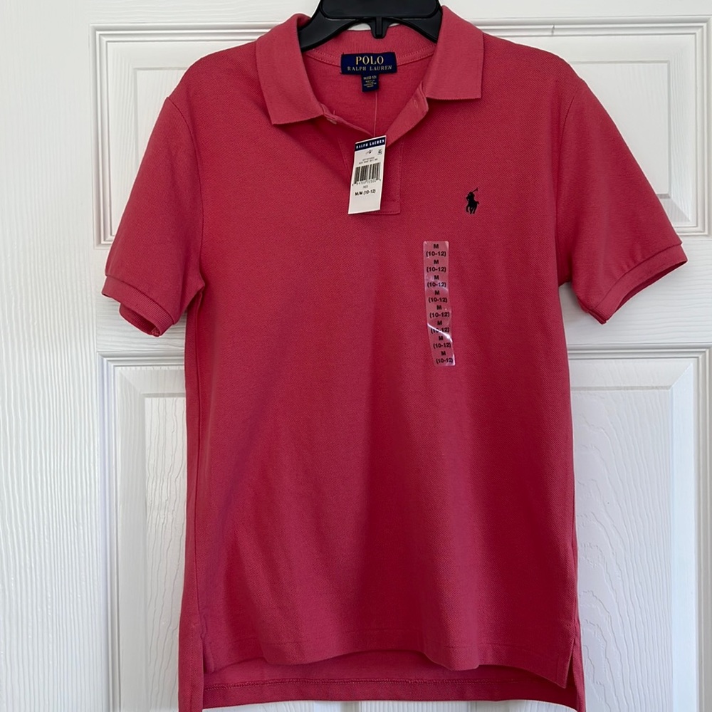 Boys Ralph Lauren Polo shirt. Size M(10/12). NWT. Smoke free home.